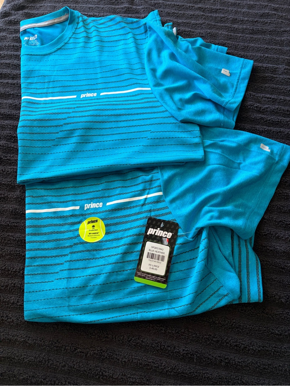 Prince Men's Tennis-Casual Dri-Control Shirts-2
